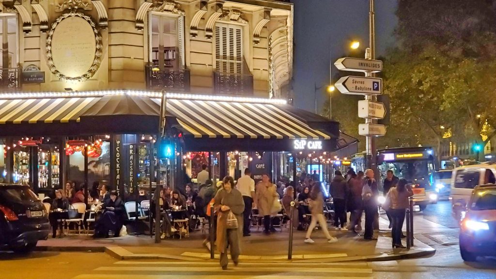 Sip Cafe in the Saint Germain Neighborhood of Paris France