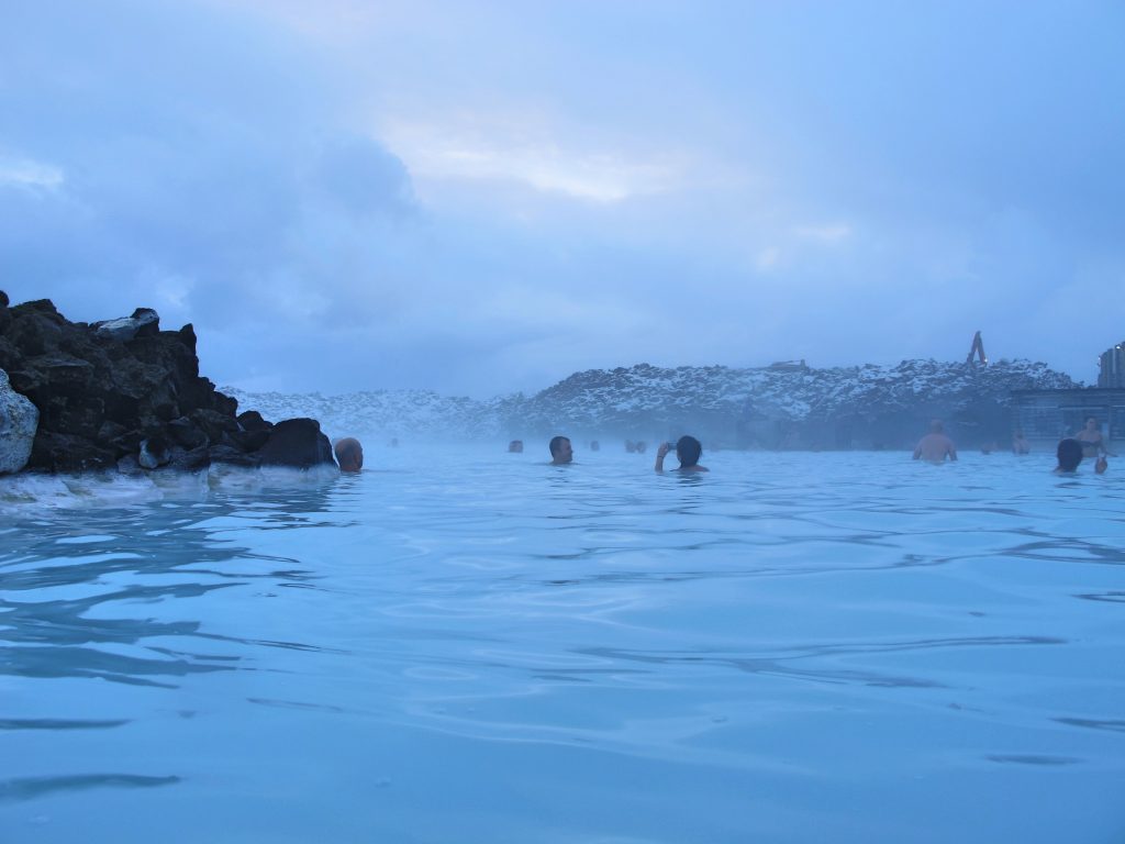 The Blue Lagoon in Winter in Iceland